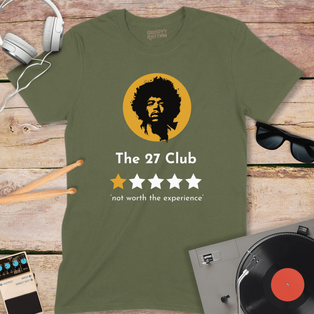 Jimi 27 Club Review Tee