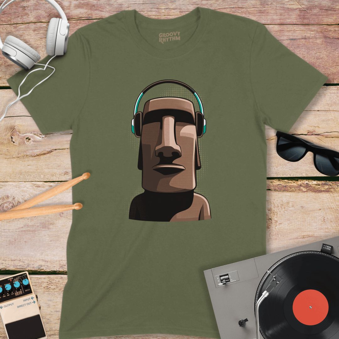 Easter Island Music Fan Tee