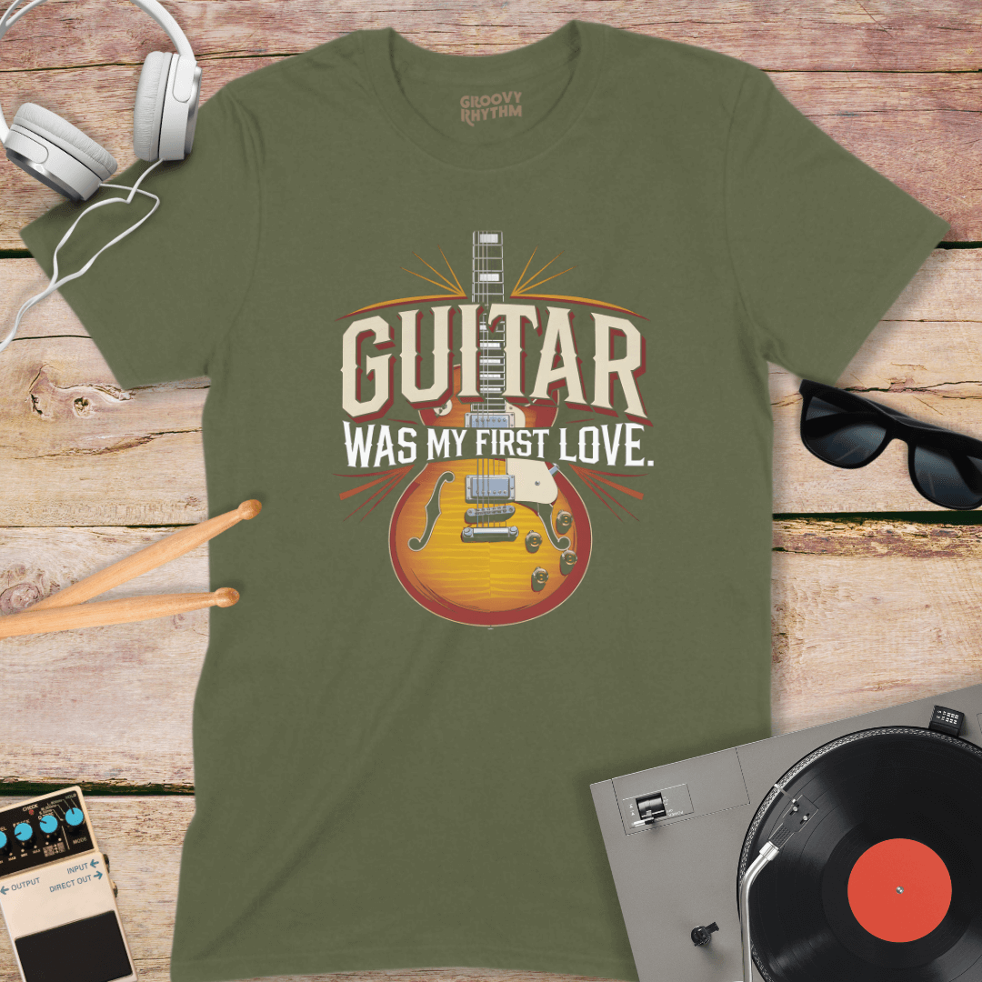 Guitar Was My First Love Tee