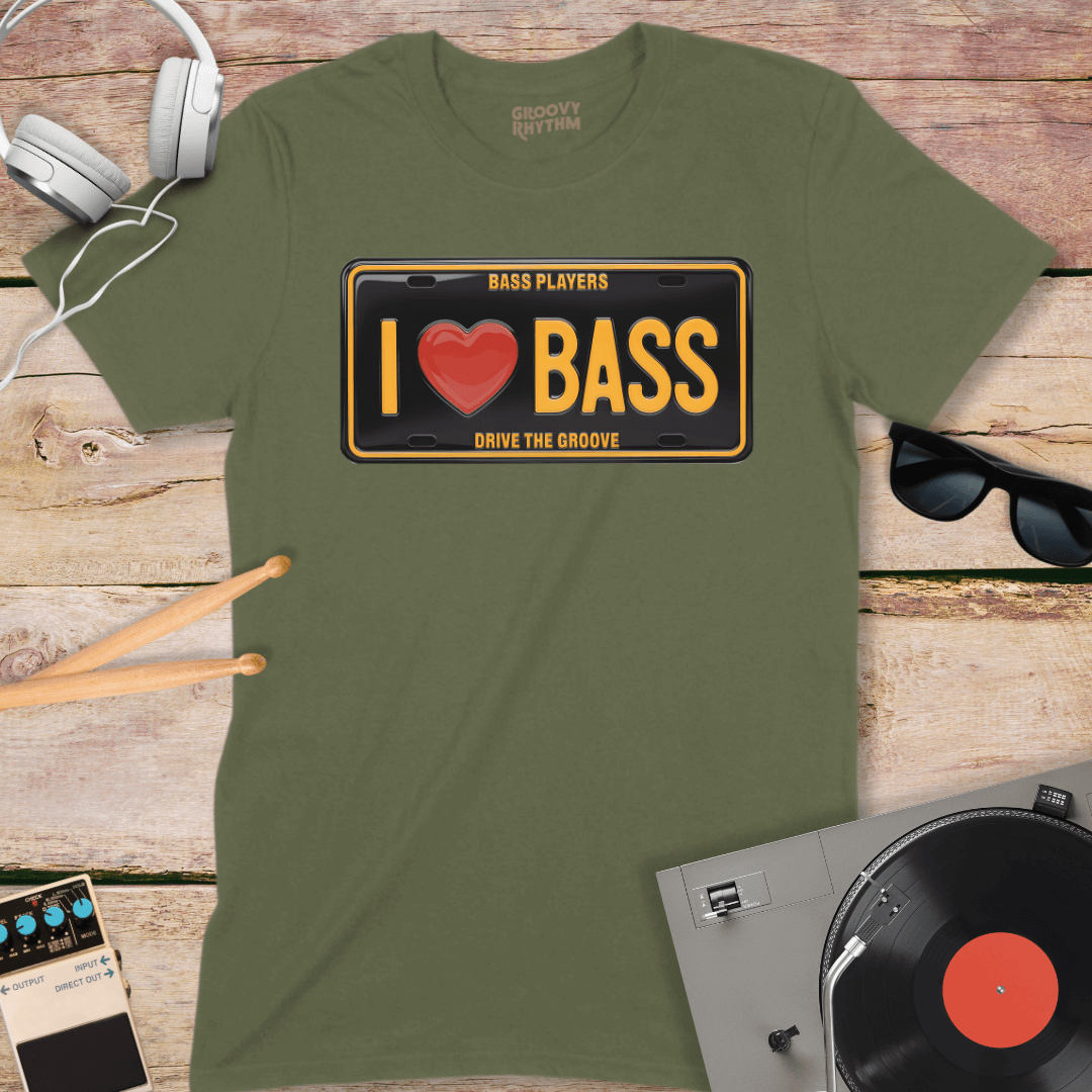 I Love Bass Tshirt