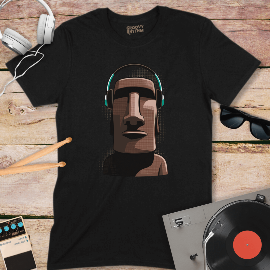 Easter Island Music Fan Tee