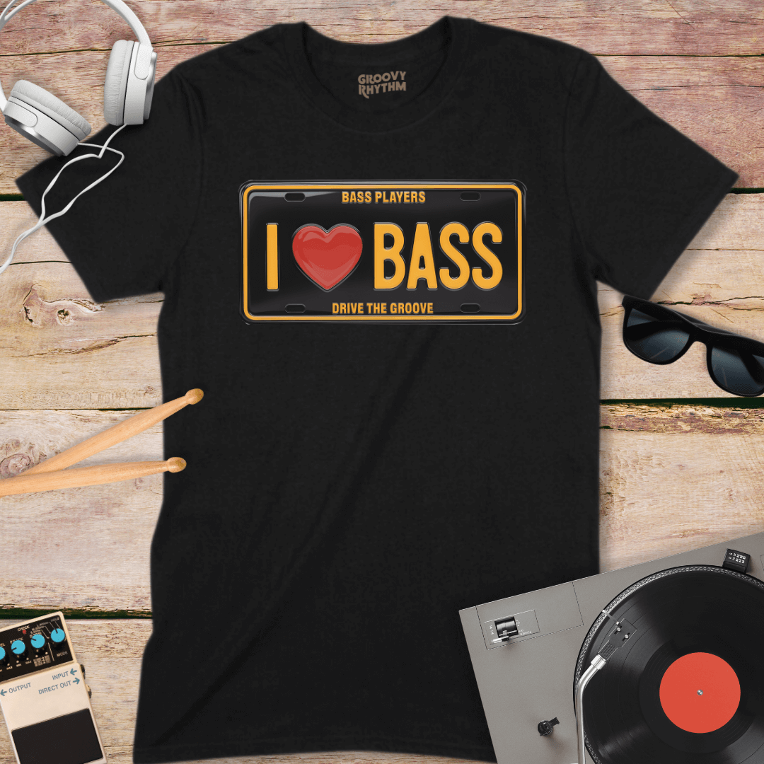 I Love Bass Tshirt