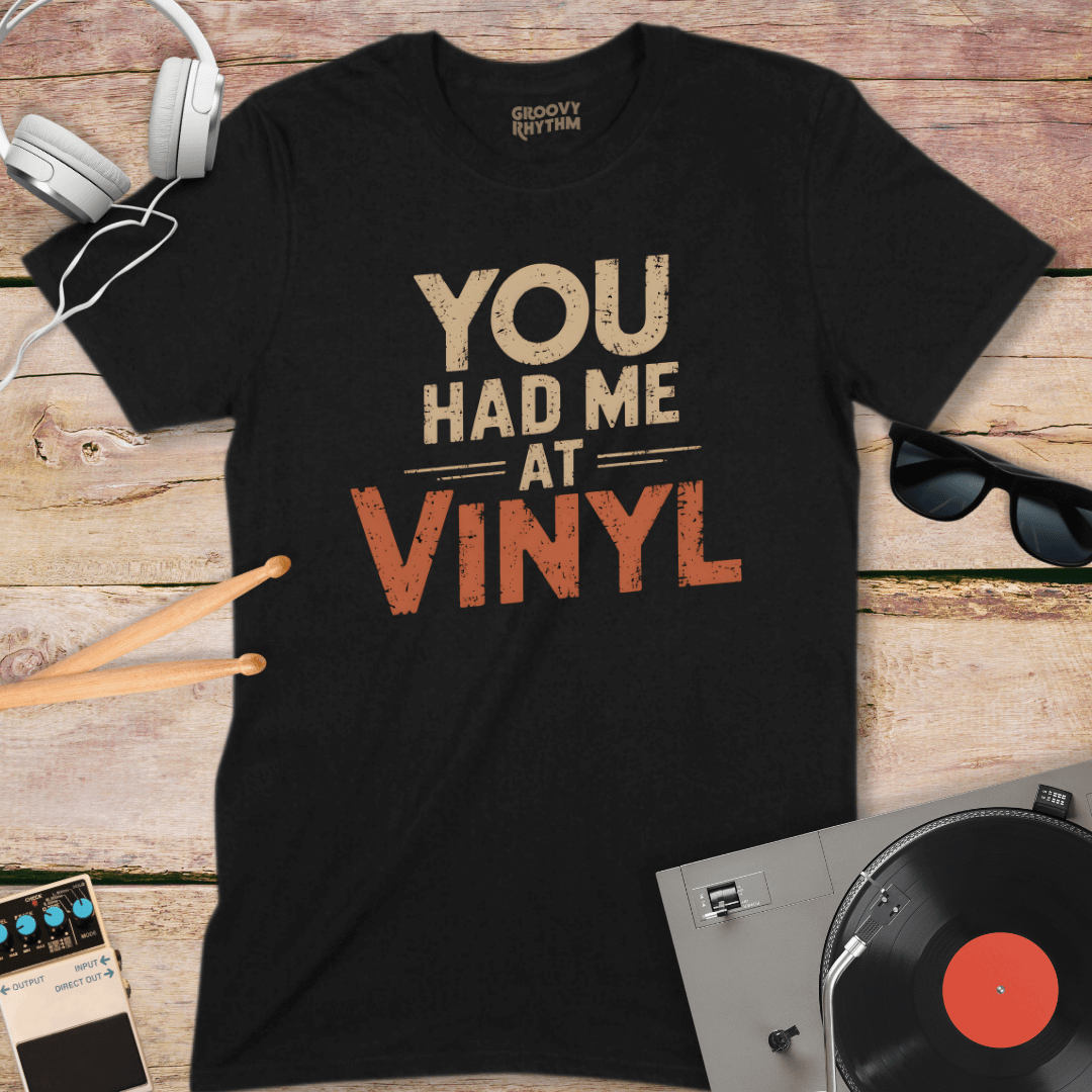 Distress You Had Me at Vinyl Tee