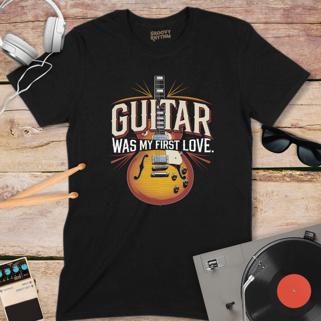 Guitar Was My First Love Tee
