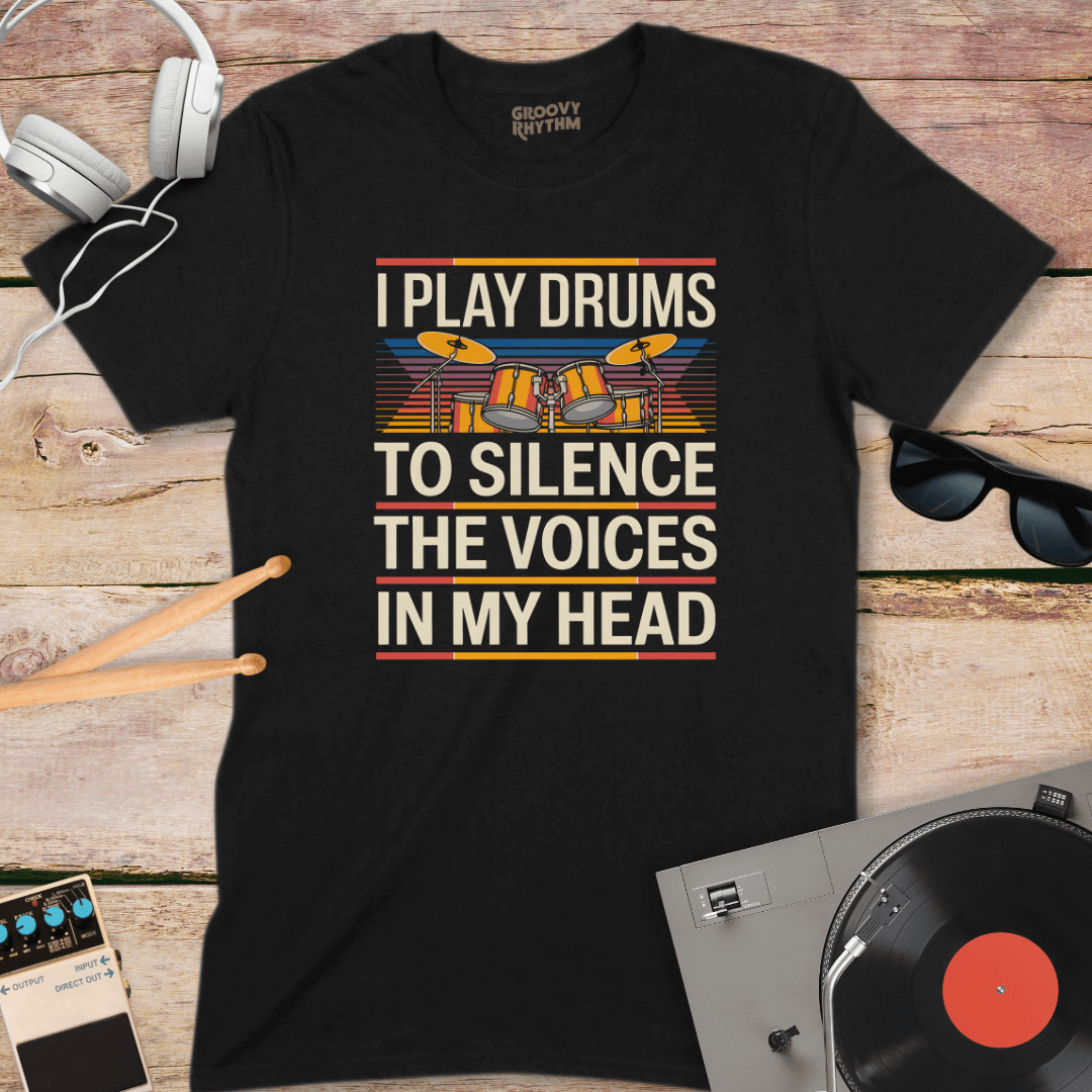 I Play Drums Tee