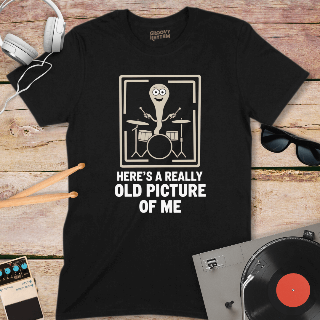 Drummer Old Pic Tee