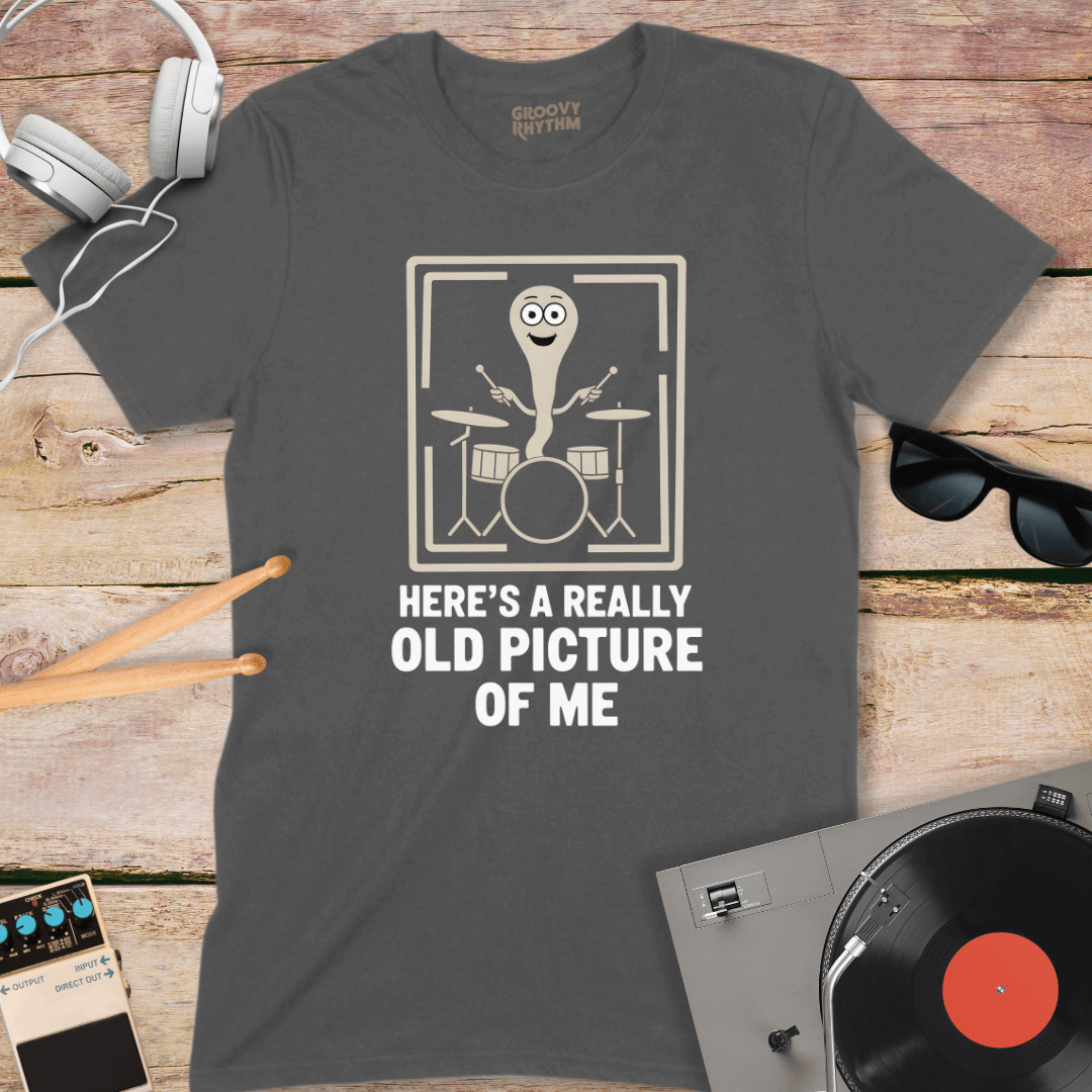 Drummer Old Pic Tee