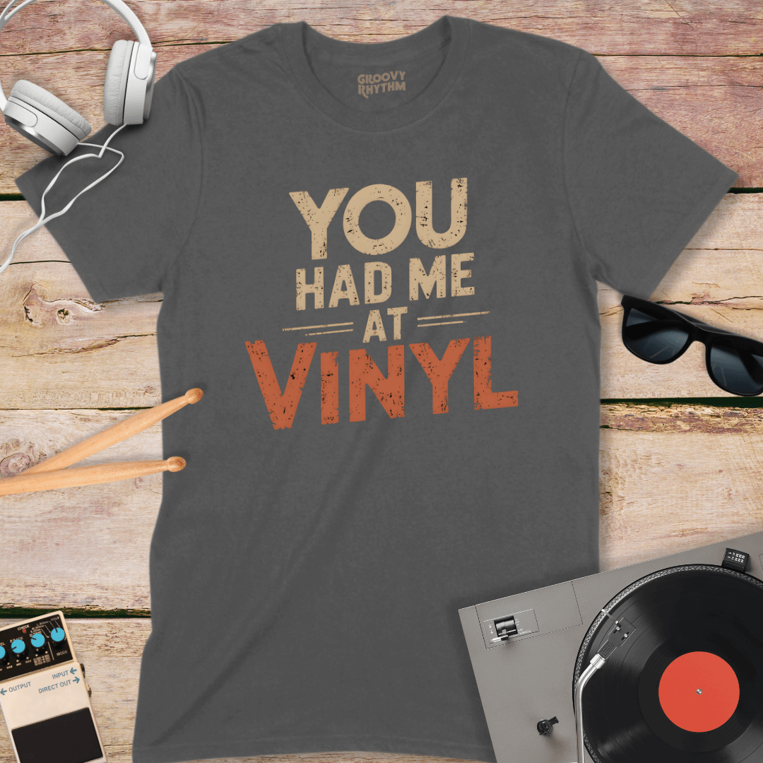 Distress You Had Me at Vinyl Tee