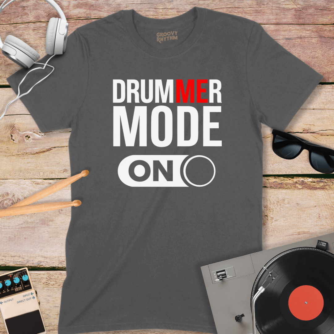 Drummer Mode On Tee