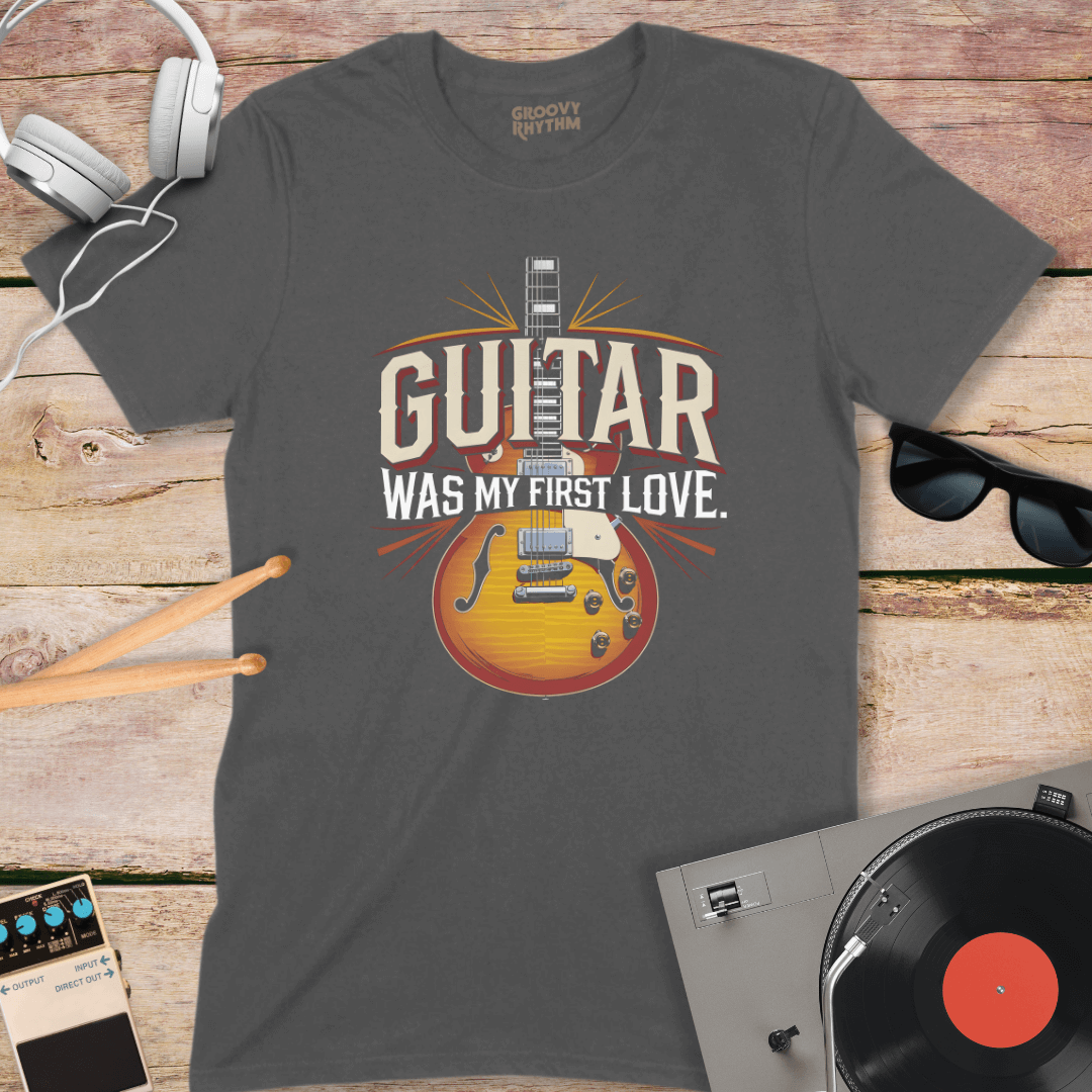 Guitar Was My First Love Tee