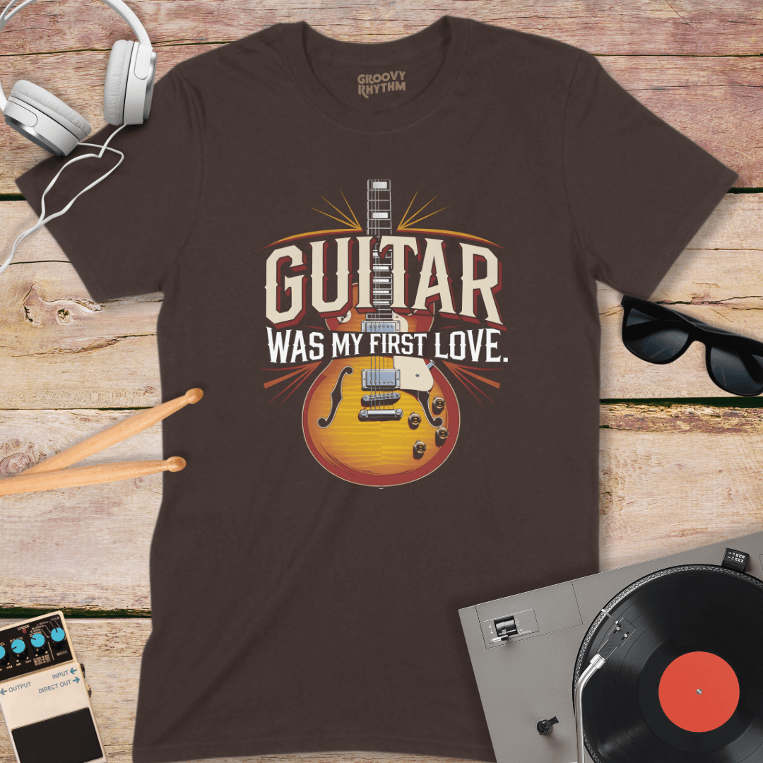 Guitar Was My First Love Tee
