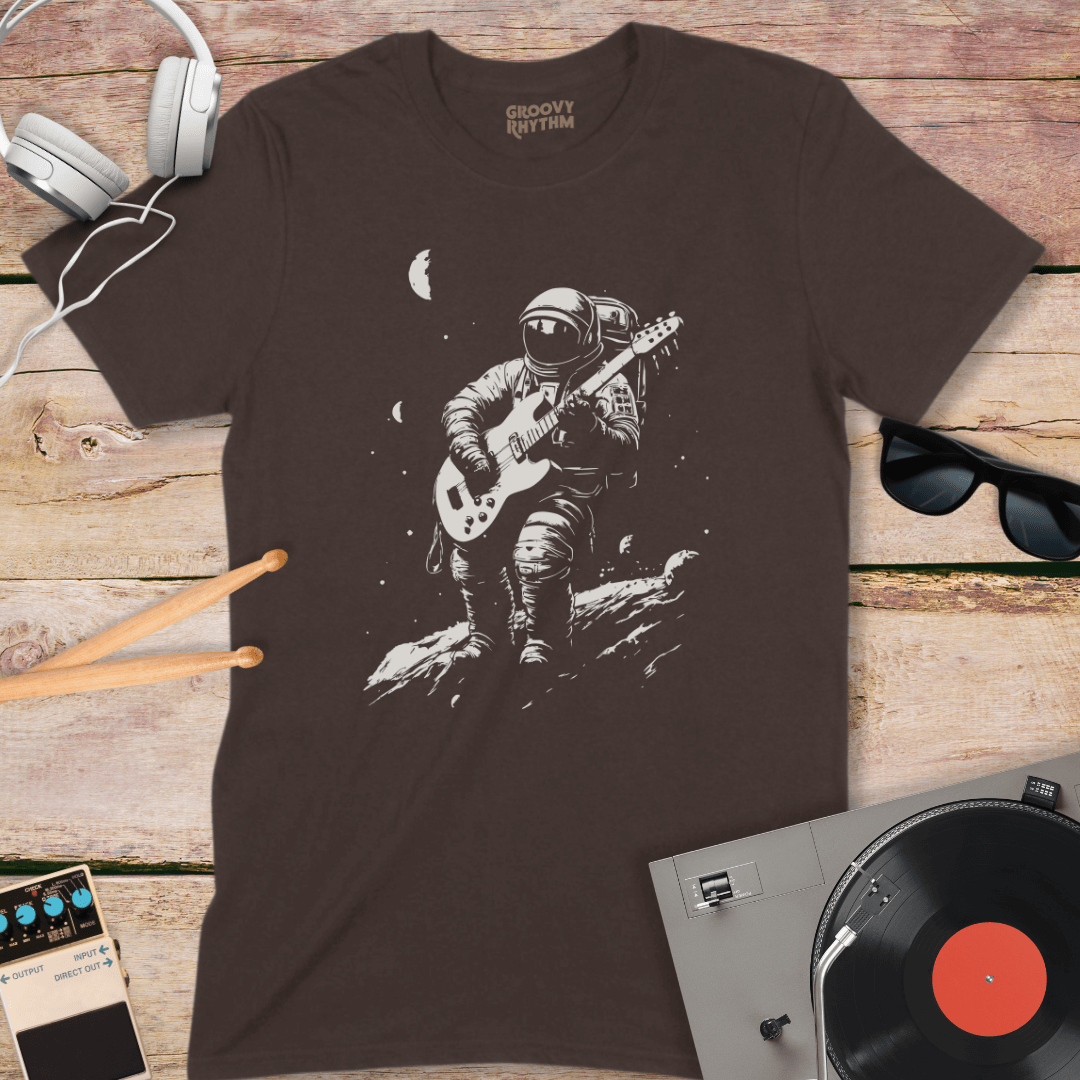Astronaut Plays Guitar Tee