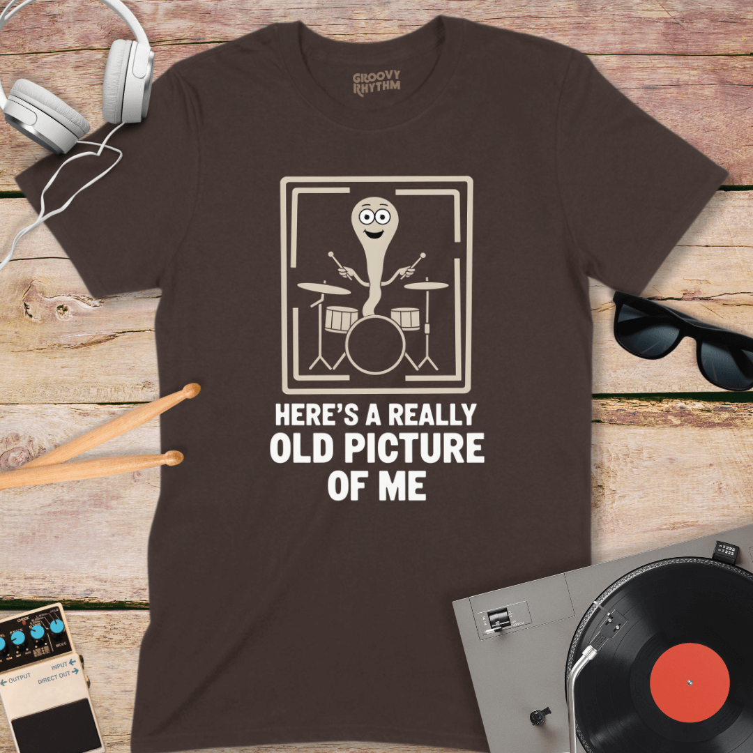 Drummer Old Pic Tee