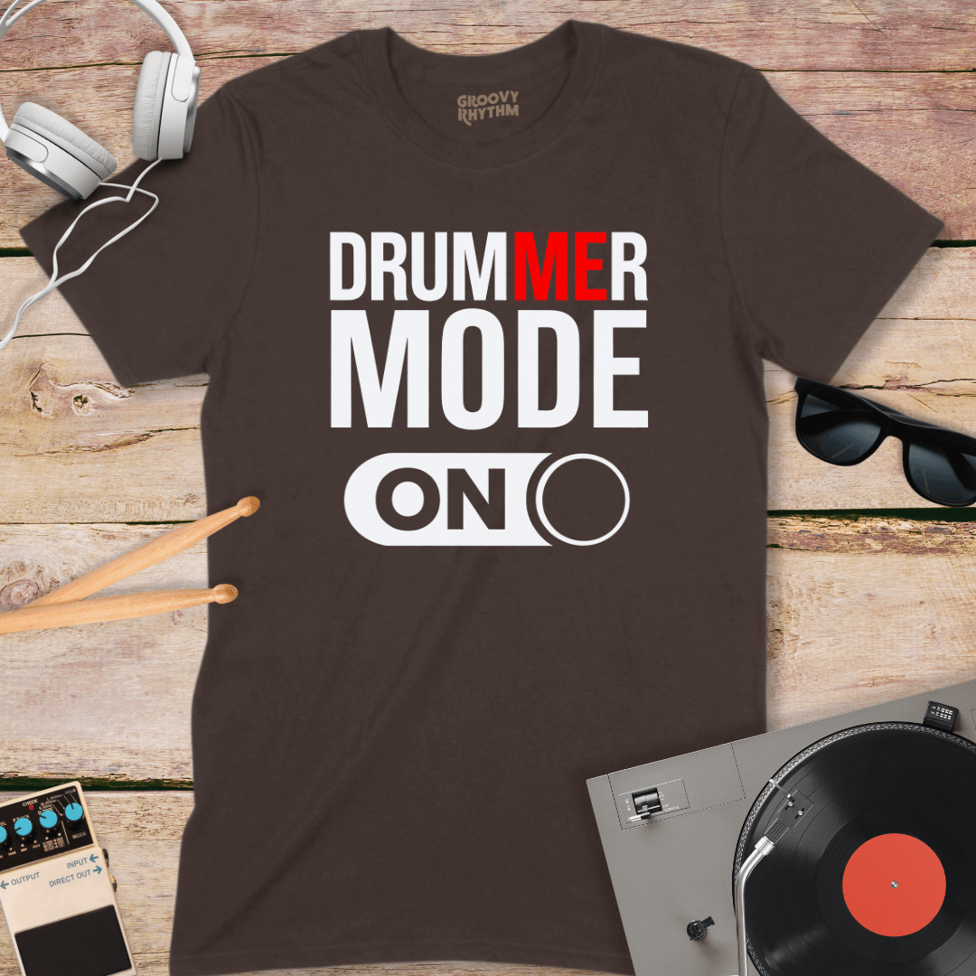 Drummer Mode On Tee
