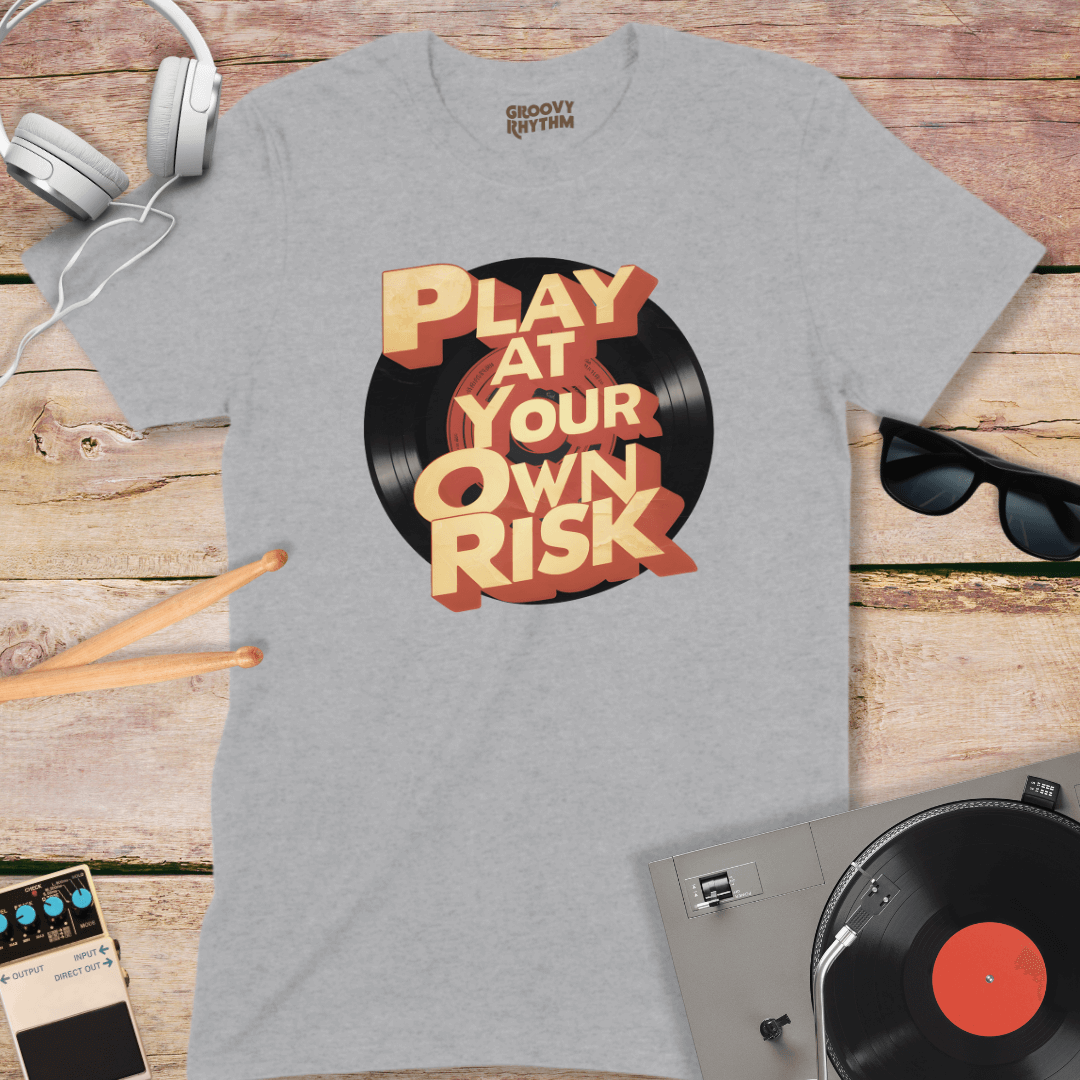 Play At Own Risk Vinyl T-Shirt