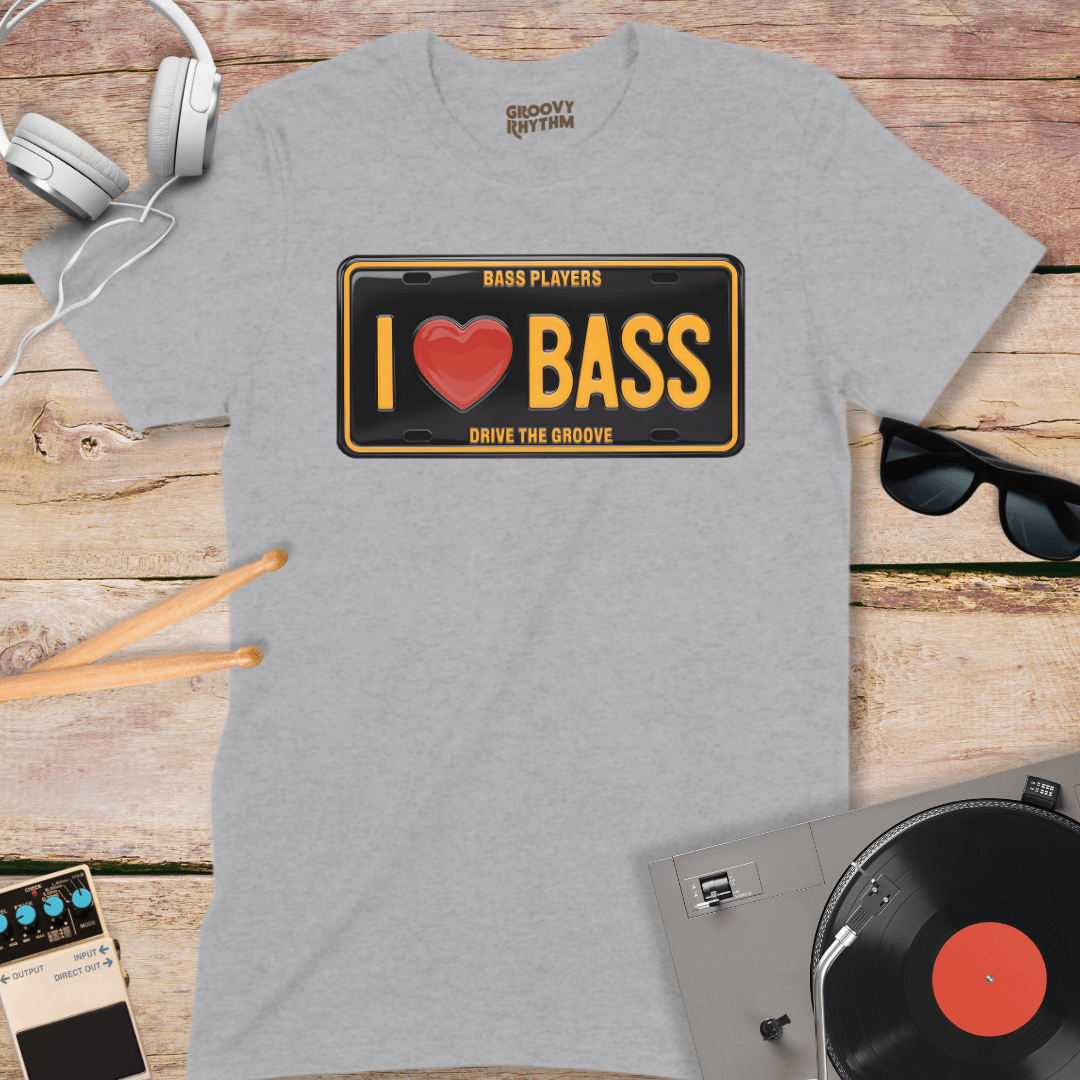 I Love Bass Tshirt