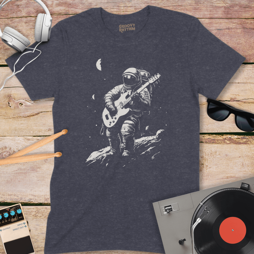 Astronaut Plays Guitar Tee