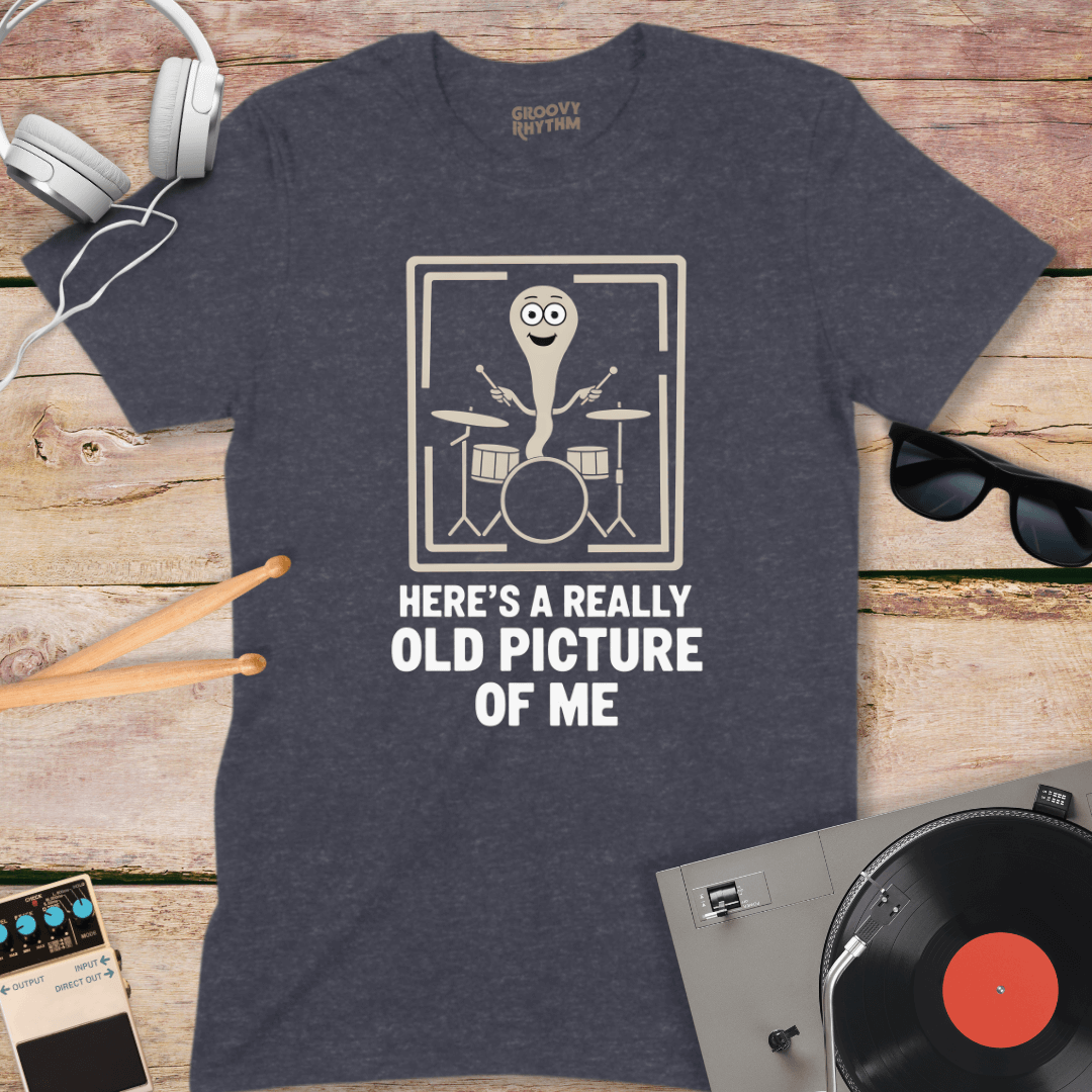 Drummer Old Pic Tee