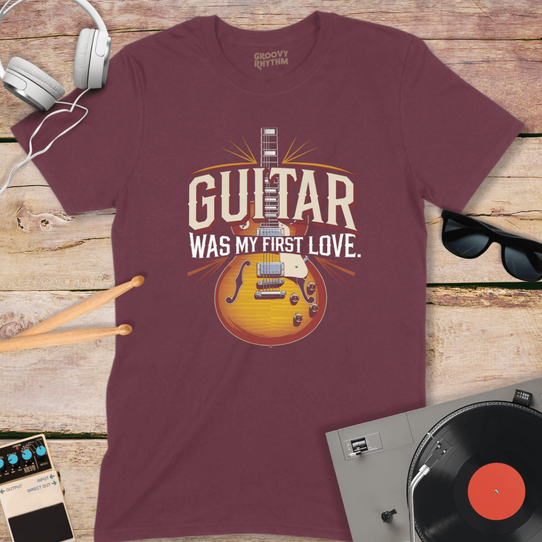 Guitar Was My First Love Tee