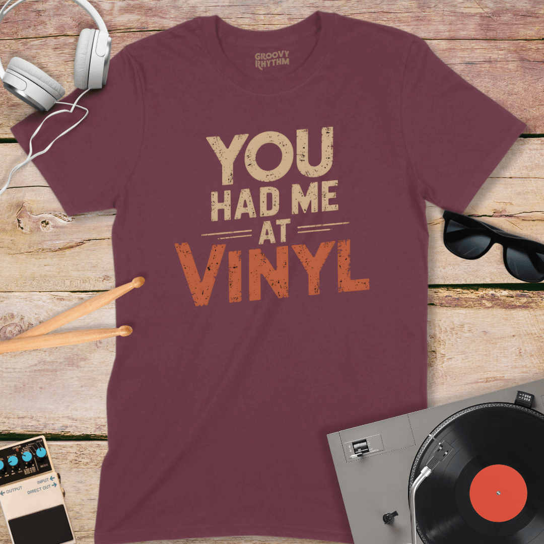 Distress You Had Me at Vinyl Tee