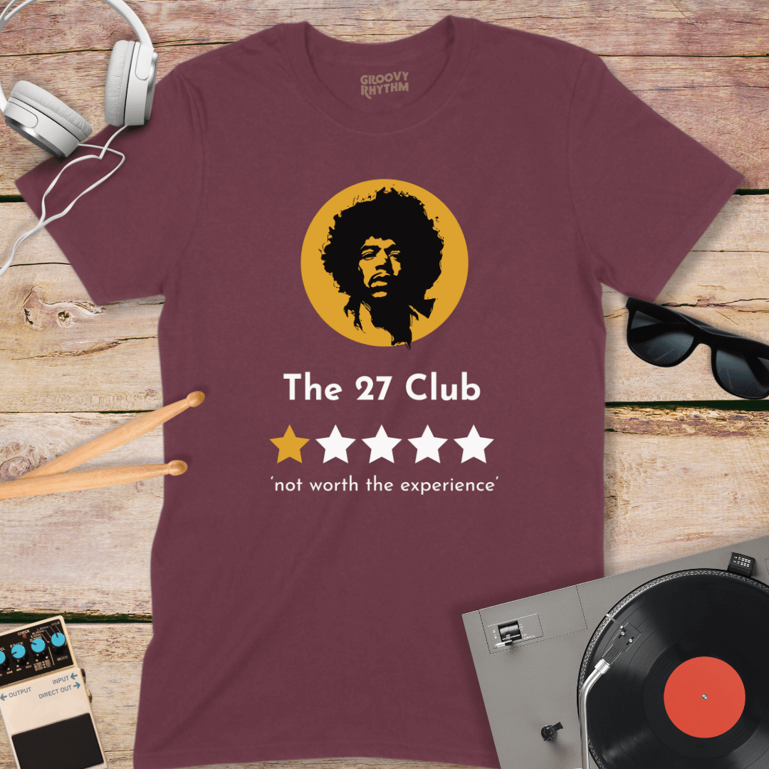 Jimi 27 Club Review Tee