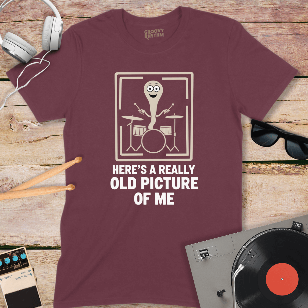 Drummer Old Pic Tee