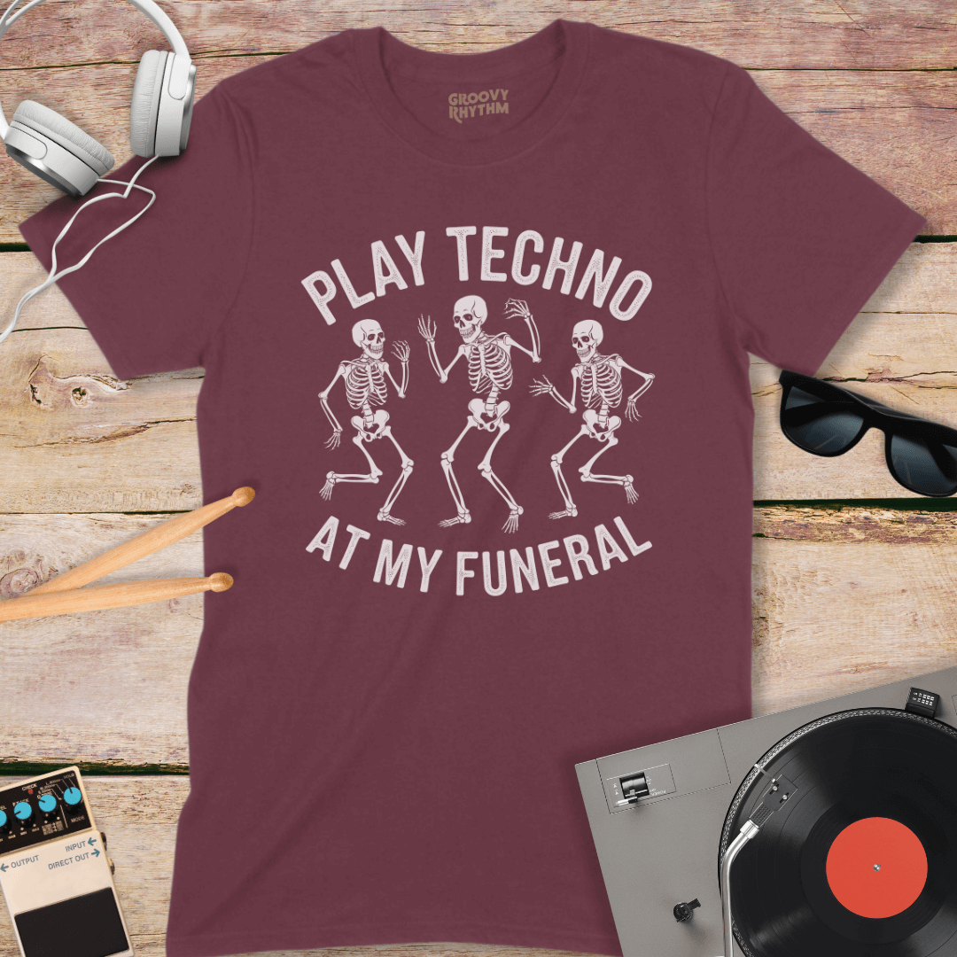 Techno at My Funeral Tee