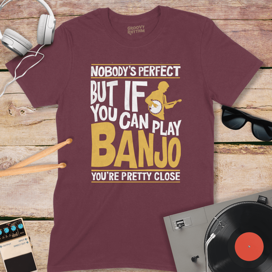Nobody's Perfect Banjo Tshirt