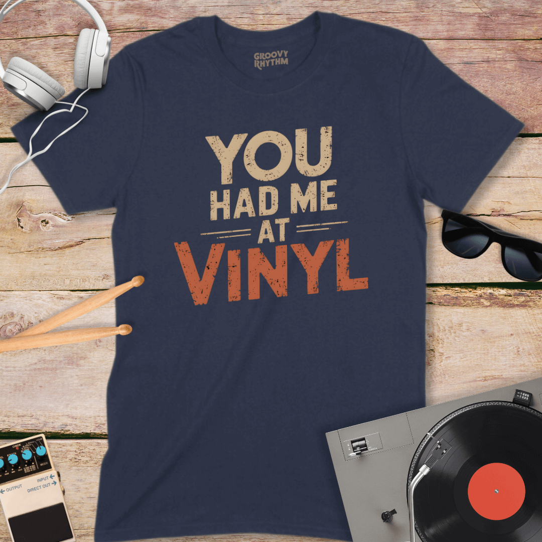 Distress You Had Me at Vinyl Tee