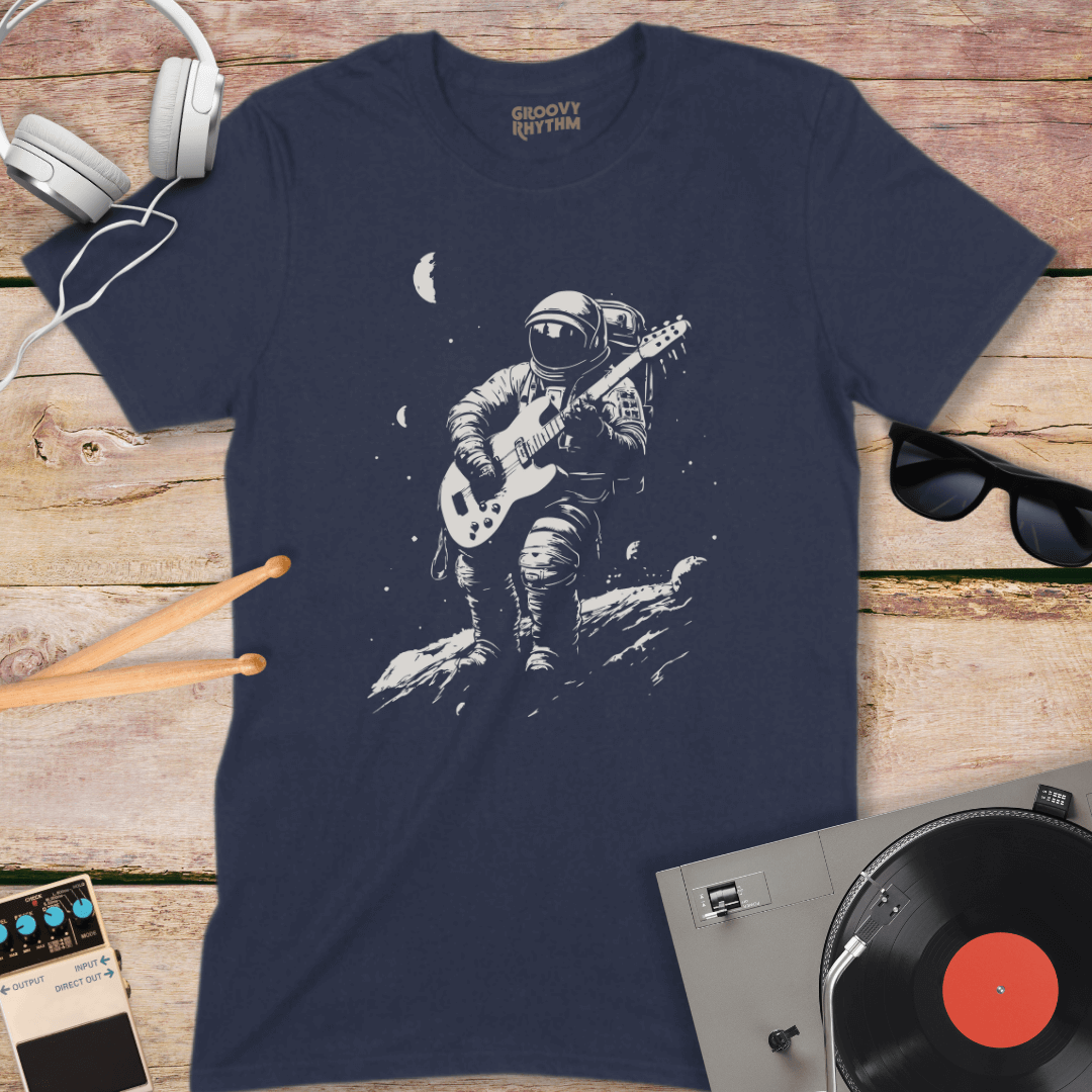 Astronaut Plays Guitar Tee