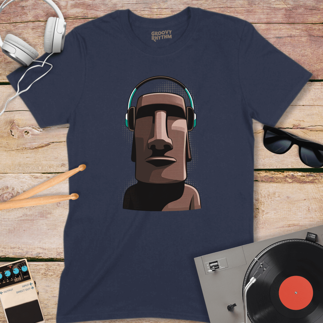 Easter Island Music Fan Tee