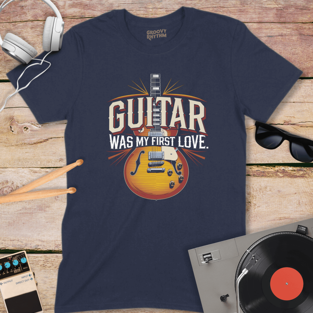 Guitar Was My First Love Tee