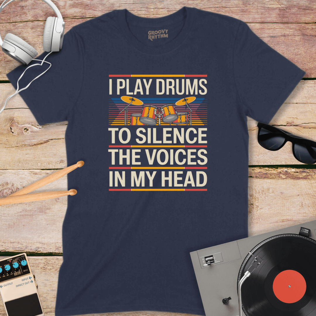 I Play Drums Tee