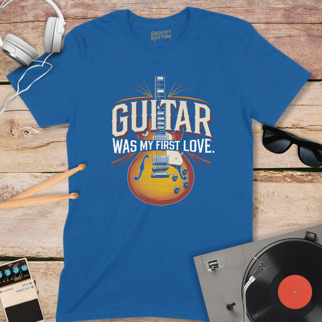 Guitar Was My First Love Tee