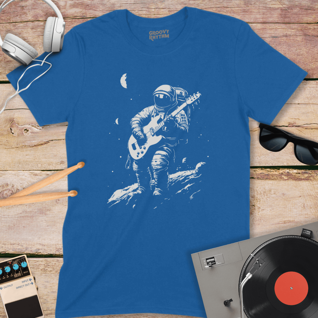 Astronaut Plays Guitar Tee
