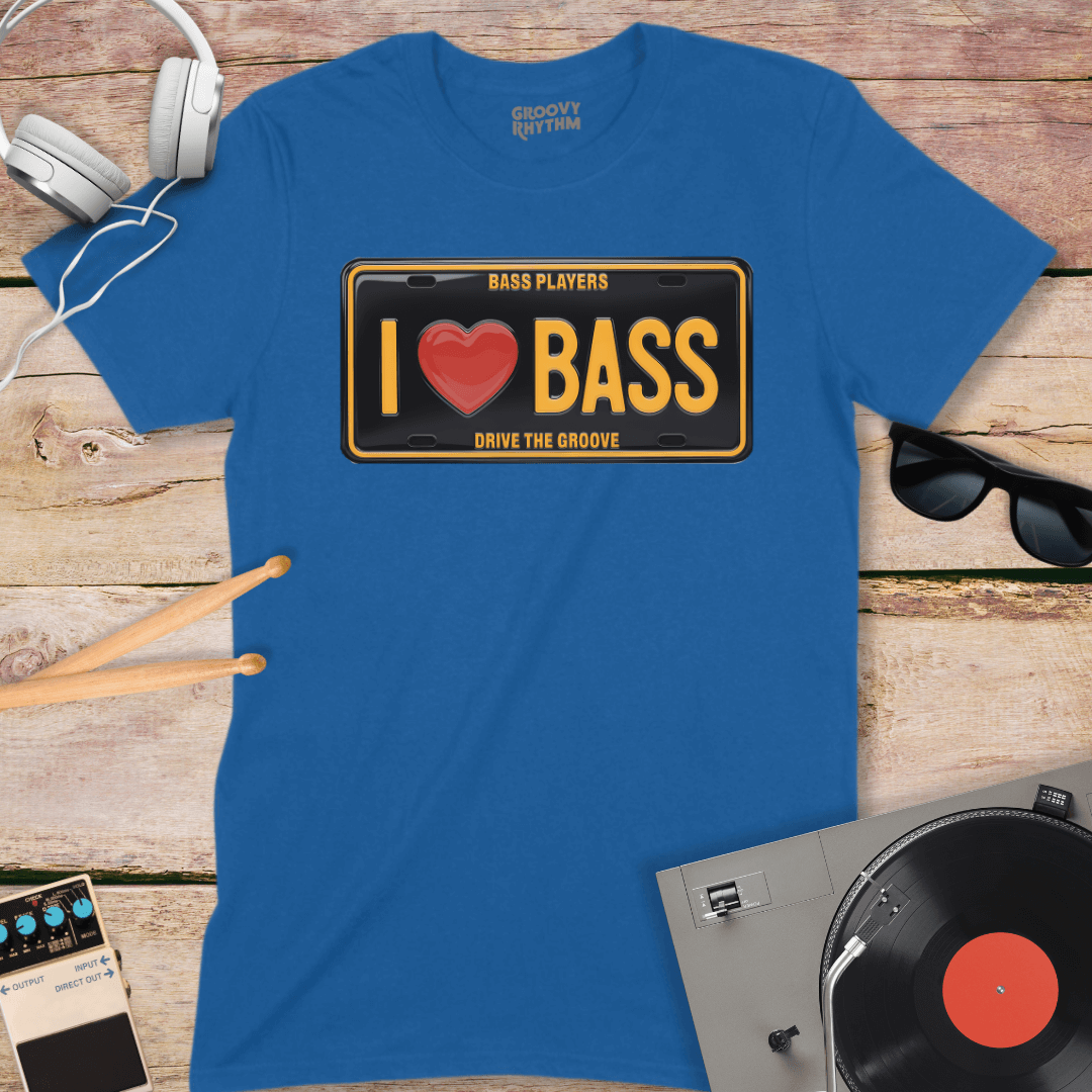 I Love Bass Tshirt