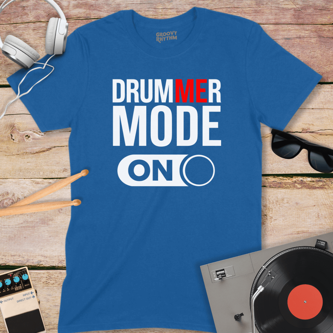 Drummer Mode On Tee