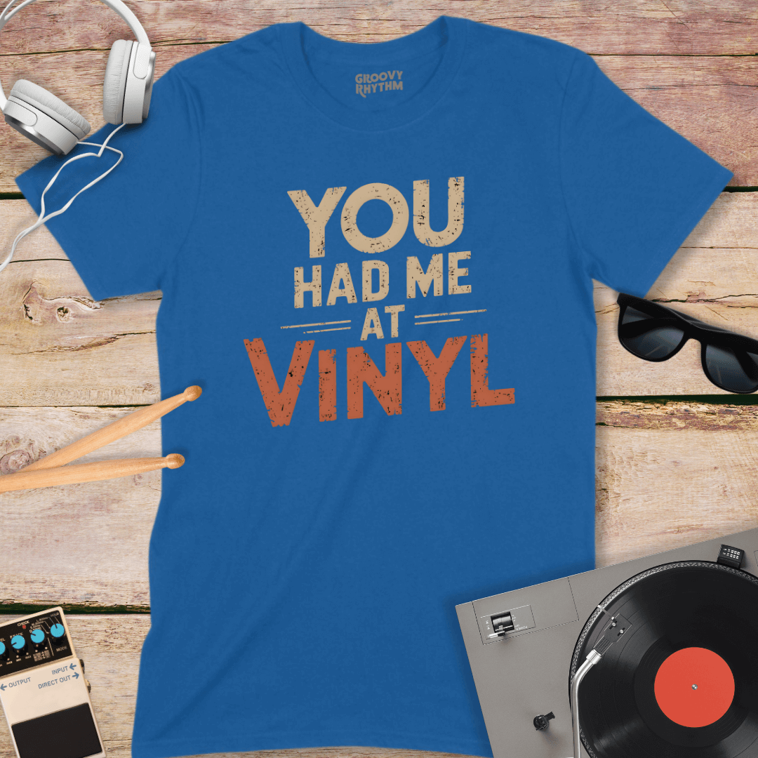 Distress You Had Me at Vinyl Tee