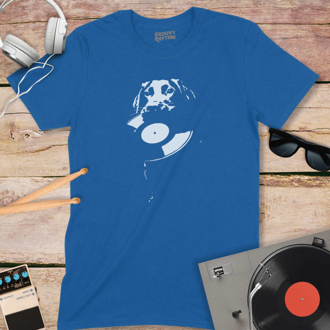 My Hound Loves Vinyl T-Shirt