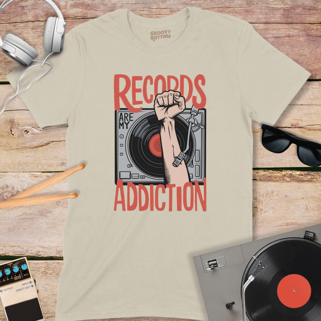 Records Are My Addiction T-Shirt