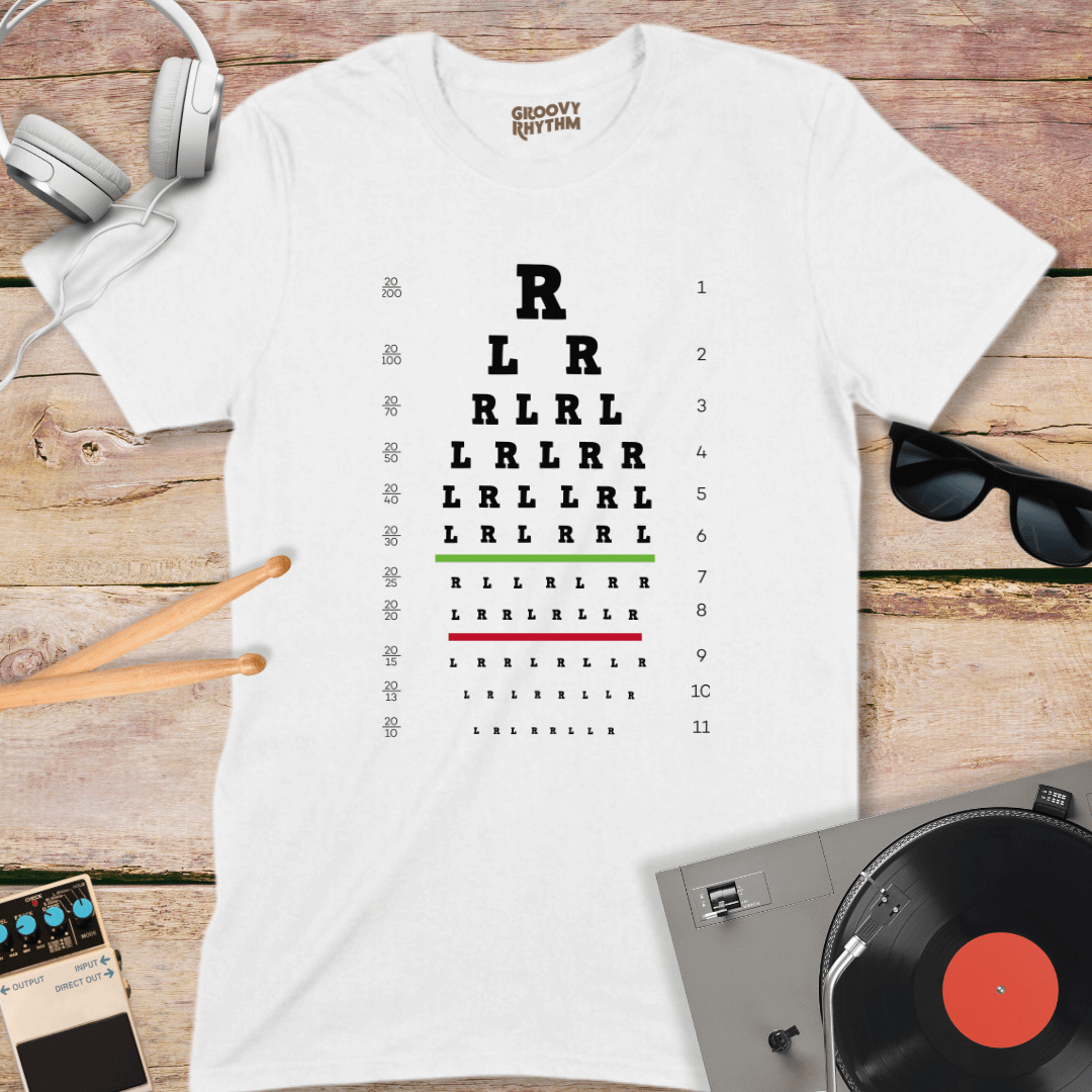 Drummer Eye Test Tee