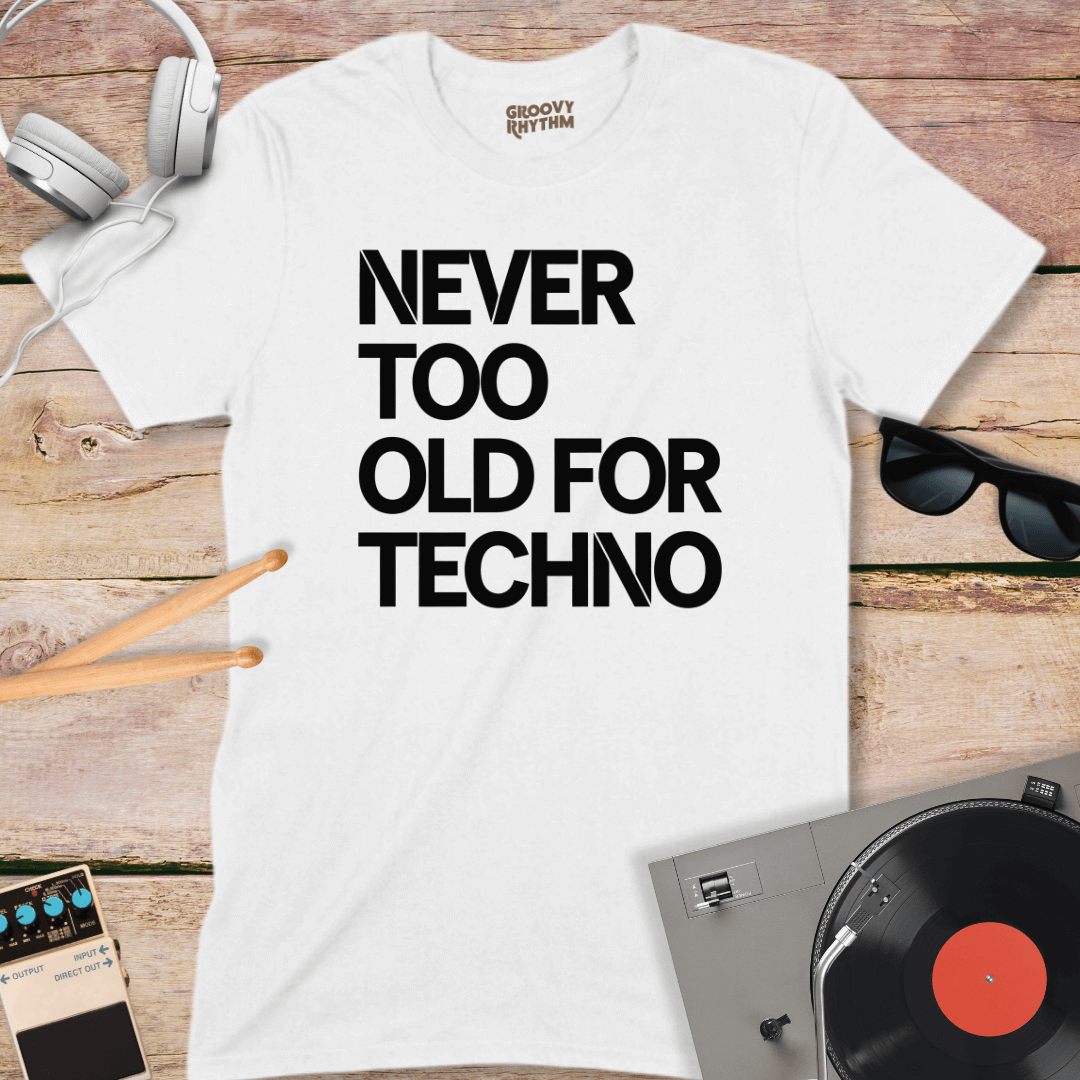 Never Too Old Techno Tee