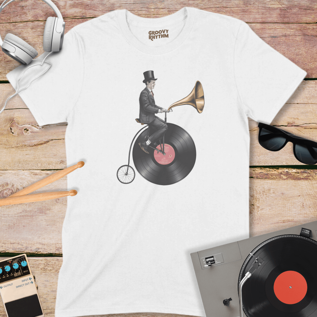 Vintage Vinyl Cycle Tee