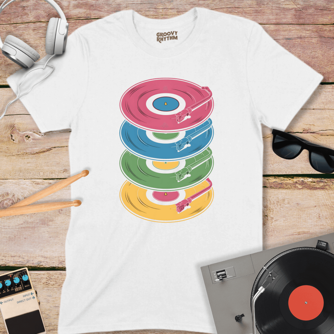 Pop Art Stack Vinyl Tshirt