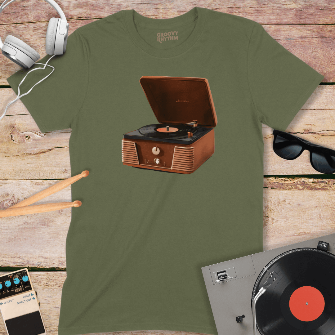 Vintage Vinyl Case Tshirt