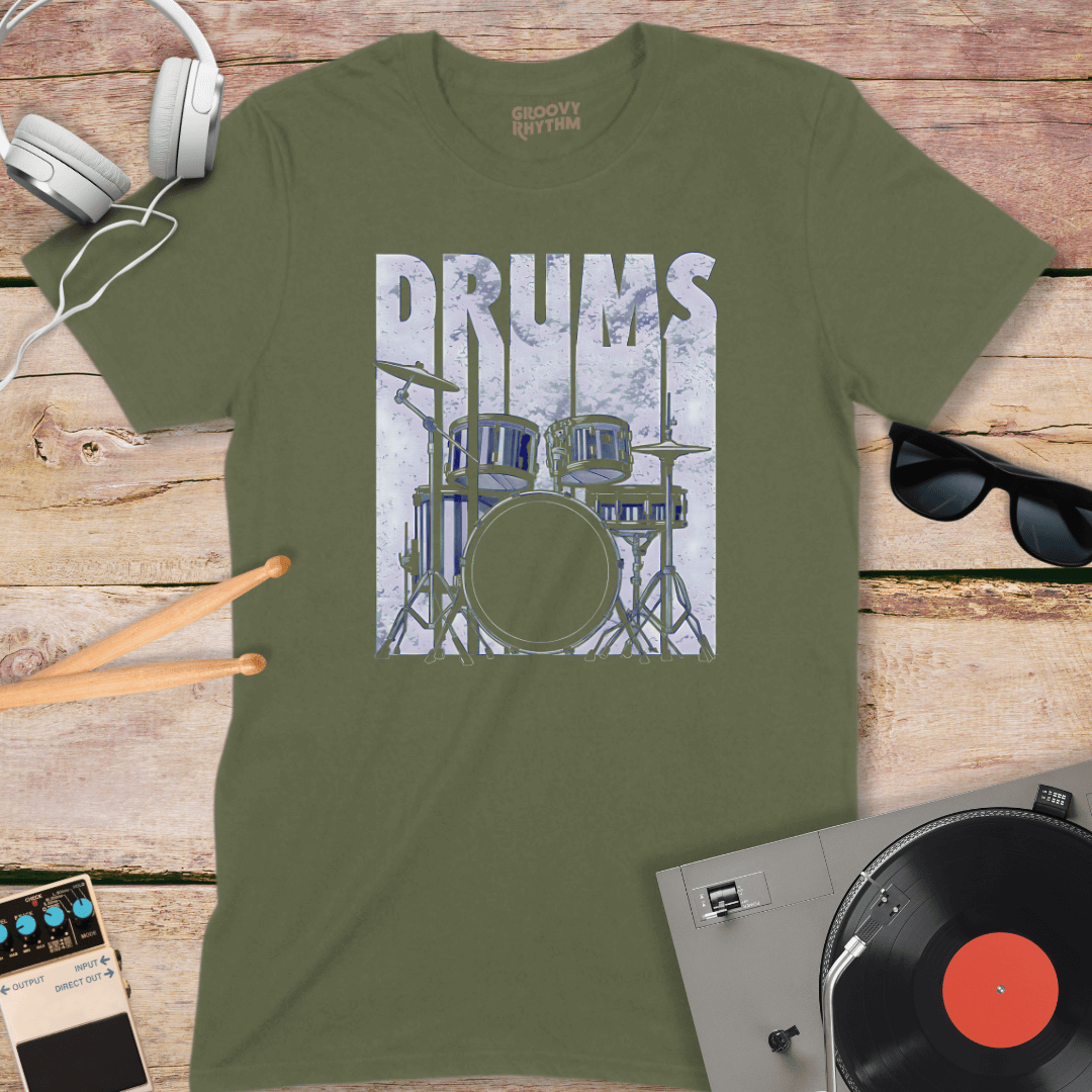 Grunge Drums Tshirt