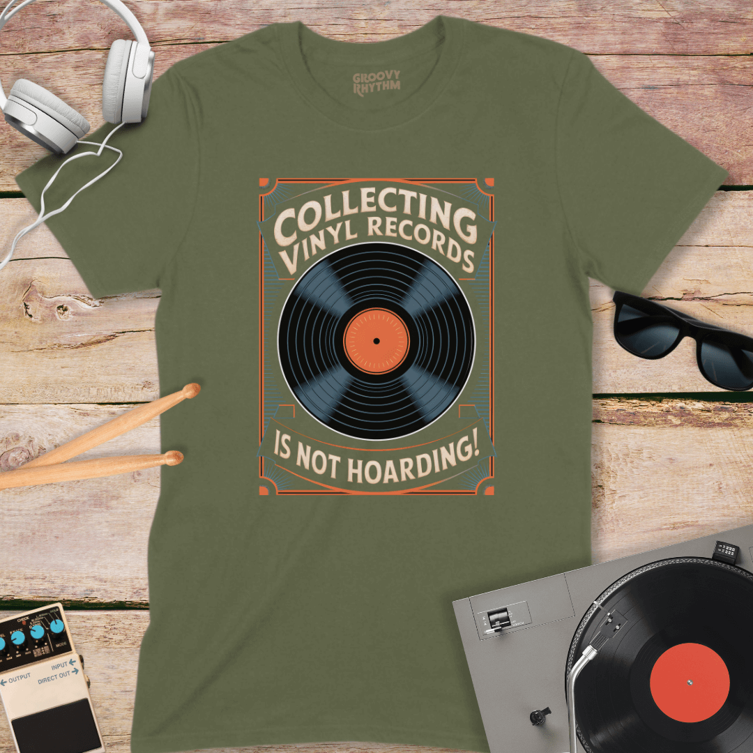 Collecting Vinyl Records Tshirt