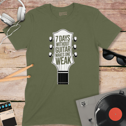 7 Days Without Guitar Tshirt