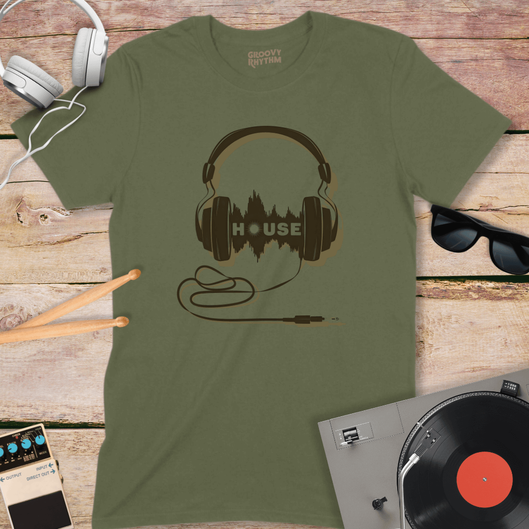 House Music Heaphone Tee