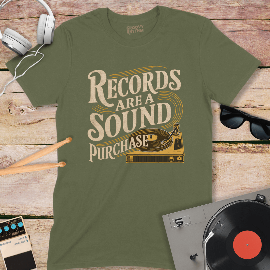 Records are a Sound Purchase Tshirt